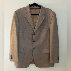 Parisian Silverstone 46R Mens Blazer Jacket 3-Button 100% Laine Wool Sportcoat